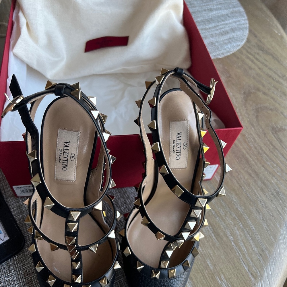 Valentino - Black Angle Strap Nero